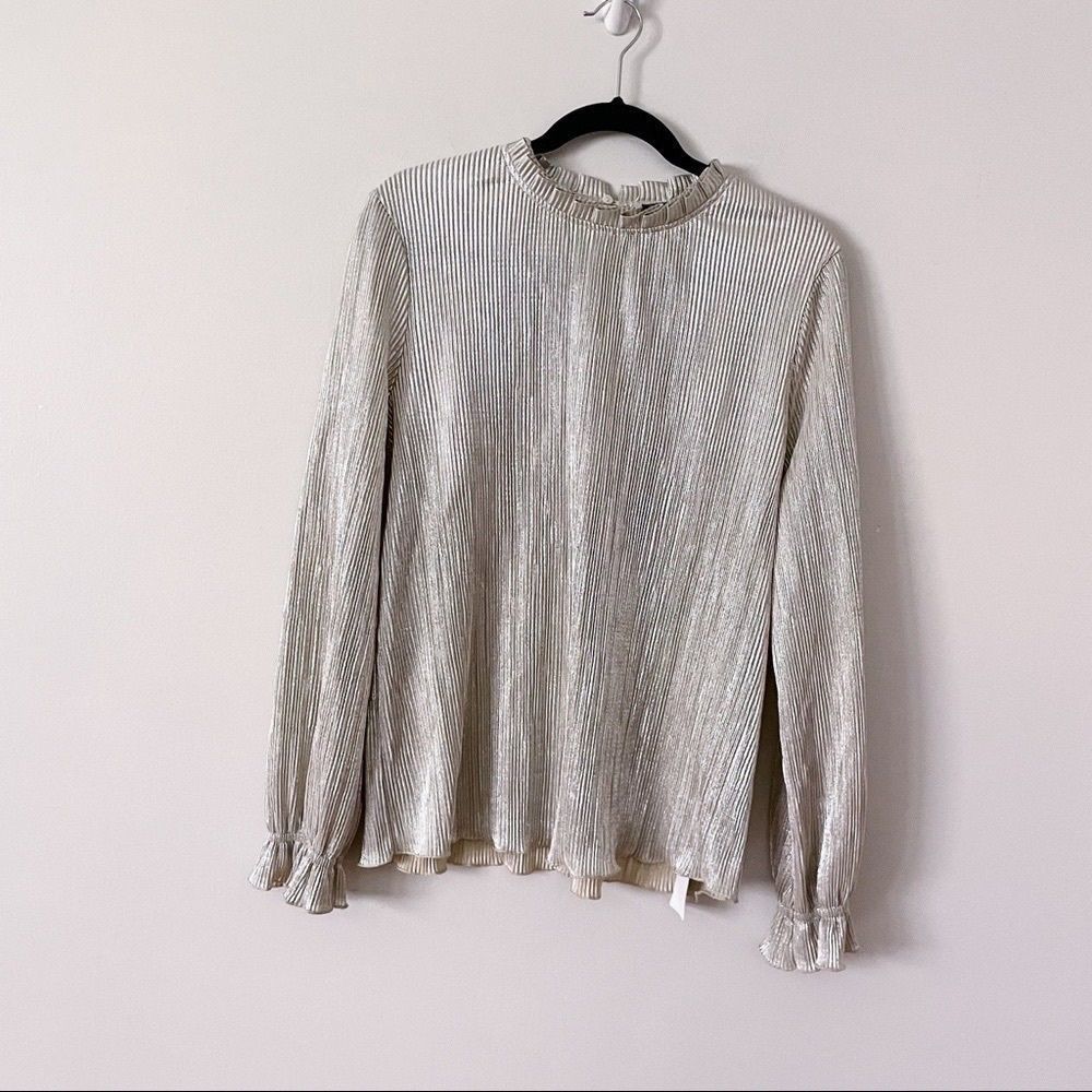 Elegant Silver Blouse
